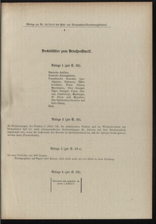 Post- und Telegraphen-Verordnungsblatt für das Verwaltungsgebiet des K.-K. Handelsministeriums 19100301 Seite: 3