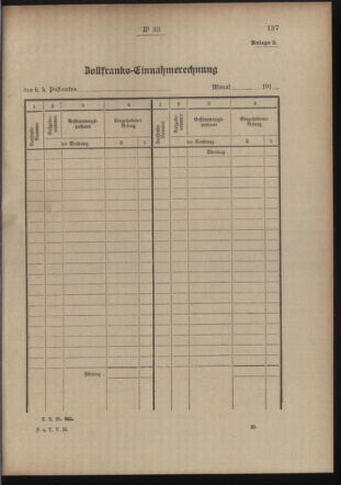 Post- und Telegraphen-Verordnungsblatt für das Verwaltungsgebiet des K.-K. Handelsministeriums 19100309 Seite: 9