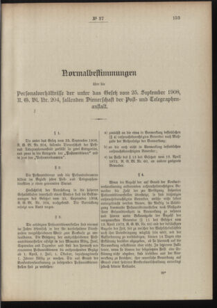 Post- und Telegraphen-Verordnungsblatt für das Verwaltungsgebiet des K.-K. Handelsministeriums 19100317 Seite: 3