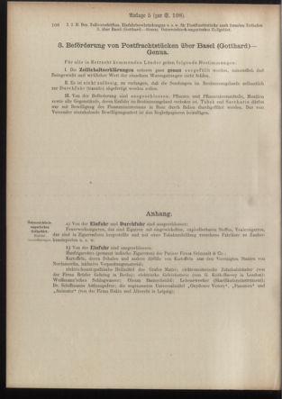 Post- und Telegraphen-Verordnungsblatt für das Verwaltungsgebiet des K.-K. Handelsministeriums 19100318 Seite: 6