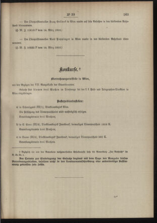 Post- und Telegraphen-Verordnungsblatt für das Verwaltungsgebiet des K.-K. Handelsministeriums 19100319 Seite: 3