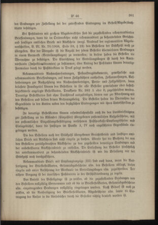 Post- und Telegraphen-Verordnungsblatt für das Verwaltungsgebiet des K.-K. Handelsministeriums 19100405 Seite: 13