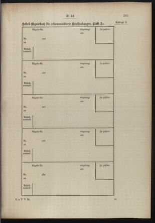 Post- und Telegraphen-Verordnungsblatt für das Verwaltungsgebiet des K.-K. Handelsministeriums 19100405 Seite: 17