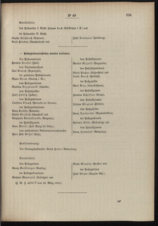 Post- und Telegraphen-Verordnungsblatt für das Verwaltungsgebiet des K.-K. Handelsministeriums 19100407 Seite: 3