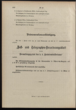 Post- und Telegraphen-Verordnungsblatt für das Verwaltungsgebiet des K.-K. Handelsministeriums 19100408 Seite: 4