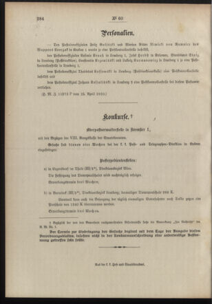 Post- und Telegraphen-Verordnungsblatt für das Verwaltungsgebiet des K.-K. Handelsministeriums 19100502 Seite: 4