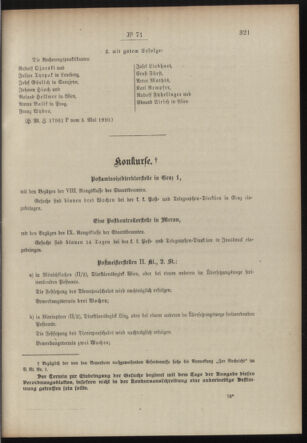 Post- und Telegraphen-Verordnungsblatt für das Verwaltungsgebiet des K.-K. Handelsministeriums 19100520 Seite: 3