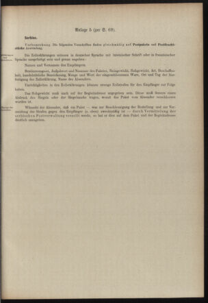 Post- und Telegraphen-Verordnungsblatt für das Verwaltungsgebiet des K.-K. Handelsministeriums 19100604 Seite: 13