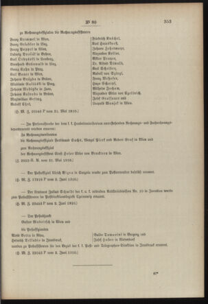 Post- und Telegraphen-Verordnungsblatt für das Verwaltungsgebiet des K.-K. Handelsministeriums 19100610 Seite: 3