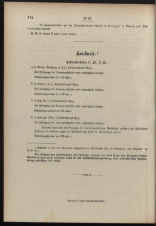 Post- und Telegraphen-Verordnungsblatt für das Verwaltungsgebiet des K.-K. Handelsministeriums 19100620 Seite: 4