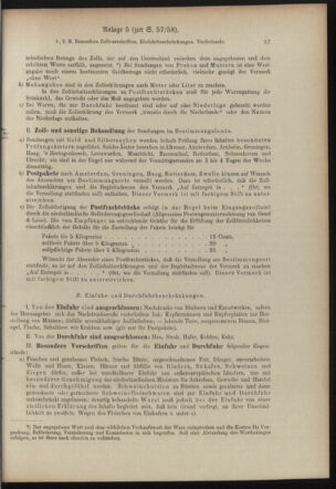 Post- und Telegraphen-Verordnungsblatt für das Verwaltungsgebiet des K.-K. Handelsministeriums 19100623 Seite: 3