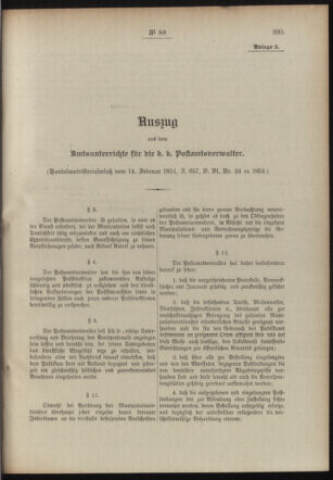 Post- und Telegraphen-Verordnungsblatt für das Verwaltungsgebiet des K.-K. Handelsministeriums 19100625 Seite: 15