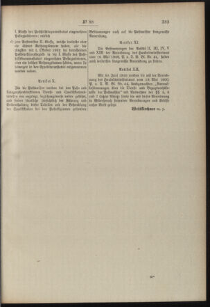 Post- und Telegraphen-Verordnungsblatt für das Verwaltungsgebiet des K.-K. Handelsministeriums 19100625 Seite: 3