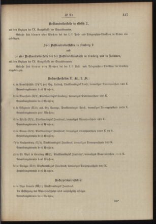 Post- und Telegraphen-Verordnungsblatt für das Verwaltungsgebiet des K.-K. Handelsministeriums 19100630 Seite: 3