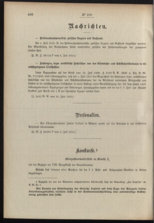 Post- und Telegraphen-Verordnungsblatt für das Verwaltungsgebiet des K.-K. Handelsministeriums 19100713 Seite: 2