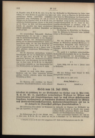 Post- und Telegraphen-Verordnungsblatt für das Verwaltungsgebiet des K.-K. Handelsministeriums 19100729 Seite: 2