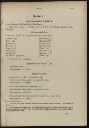 Post- und Telegraphen-Verordnungsblatt für das Verwaltungsgebiet des K.-K. Handelsministeriums 19100813 Seite: 3