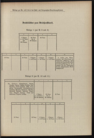 Post- und Telegraphen-Verordnungsblatt für das Verwaltungsgebiet des K.-K. Handelsministeriums 19100927 Seite: 3