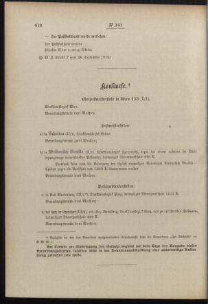 Post- und Telegraphen-Verordnungsblatt für das Verwaltungsgebiet des K.-K. Handelsministeriums 19101005 Seite: 6