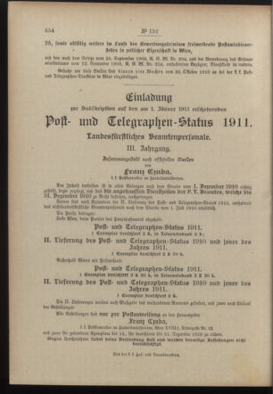 Post- und Telegraphen-Verordnungsblatt für das Verwaltungsgebiet des K.-K. Handelsministeriums 19101027 Seite: 4