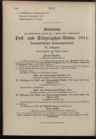 Post- und Telegraphen-Verordnungsblatt für das Verwaltungsgebiet des K.-K. Handelsministeriums 19101028 Seite: 14