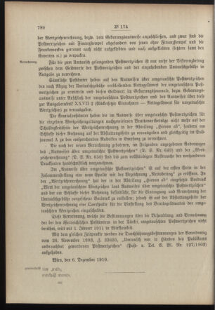 Post- und Telegraphen-Verordnungsblatt für das Verwaltungsgebiet des K.-K. Handelsministeriums 19101212 Seite: 2