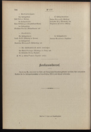 Post- und Telegraphen-Verordnungsblatt für das Verwaltungsgebiet des K.-K. Handelsministeriums 19101216 Seite: 4