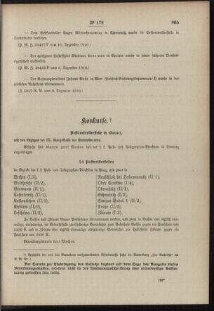 Post- und Telegraphen-Verordnungsblatt für das Verwaltungsgebiet des K.-K. Handelsministeriums 19101219 Seite: 3