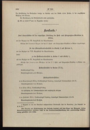 Post- und Telegraphen-Verordnungsblatt für das Verwaltungsgebiet des K.-K. Handelsministeriums 19101221 Seite: 2