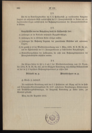 Post- und Telegraphen-Verordnungsblatt für das Verwaltungsgebiet des K.-K. Handelsministeriums 19101231 Seite: 2