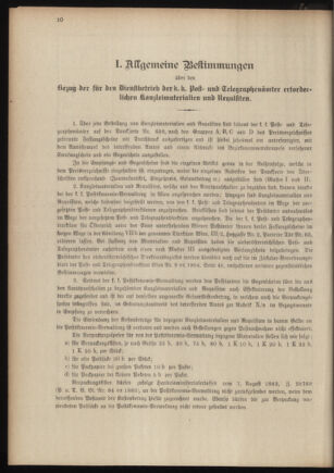 Post- und Telegraphen-Verordnungsblatt für das Verwaltungsgebiet des K.-K. Handelsministeriums 19110111 Seite: 14