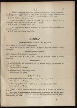 Post- und Telegraphen-Verordnungsblatt für das Verwaltungsgebiet des K.-K. Handelsministeriums 19110111 Seite: 3