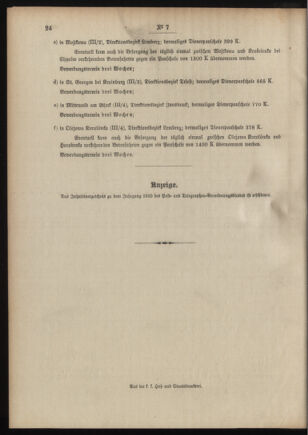 Post- und Telegraphen-Verordnungsblatt für das Verwaltungsgebiet des K.-K. Handelsministeriums 19110119 Seite: 4