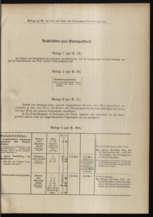 Post- und Telegraphen-Verordnungsblatt für das Verwaltungsgebiet des K.-K. Handelsministeriums 19110207 Seite: 3