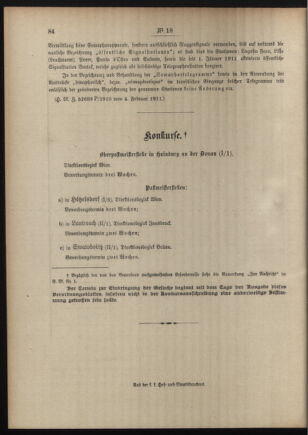 Post- und Telegraphen-Verordnungsblatt für das Verwaltungsgebiet des K.-K. Handelsministeriums 19110209 Seite: 4