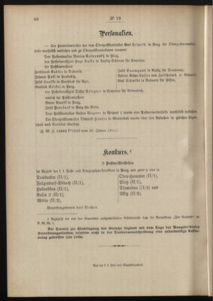 Post- und Telegraphen-Verordnungsblatt für das Verwaltungsgebiet des K.-K. Handelsministeriums 19110210 Seite: 4