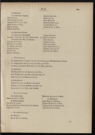 Post- und Telegraphen-Verordnungsblatt für das Verwaltungsgebiet des K.-K. Handelsministeriums 19110221 Seite: 3