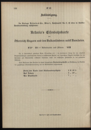 Post- und Telegraphen-Verordnungsblatt für das Verwaltungsgebiet des K.-K. Handelsministeriums 19110306 Seite: 4