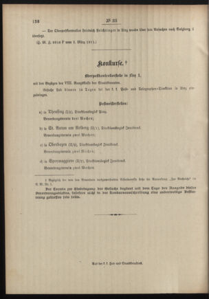 Post- und Telegraphen-Verordnungsblatt für das Verwaltungsgebiet des K.-K. Handelsministeriums 19110314 Seite: 4