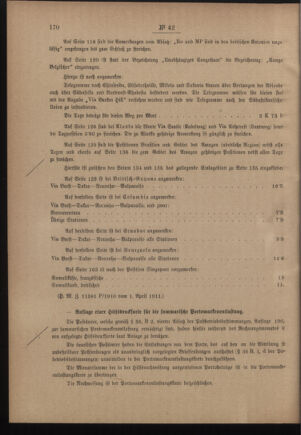 Post- und Telegraphen-Verordnungsblatt für das Verwaltungsgebiet des K.-K. Handelsministeriums 19110405 Seite: 2