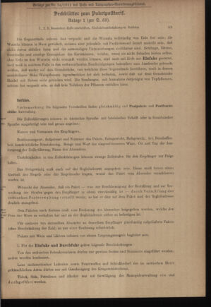 Post- und Telegraphen-Verordnungsblatt für das Verwaltungsgebiet des K.-K. Handelsministeriums 19110502 Seite: 3