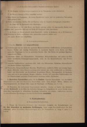 Post- und Telegraphen-Verordnungsblatt für das Verwaltungsgebiet des K.-K. Handelsministeriums 19110502 Seite: 5