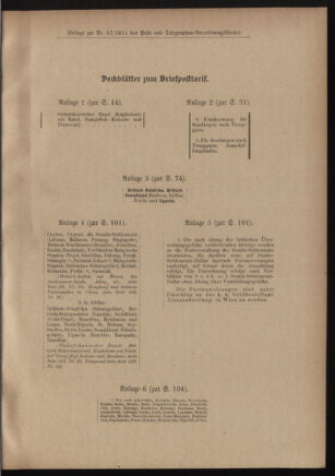 Post- und Telegraphen-Verordnungsblatt für das Verwaltungsgebiet des K.-K. Handelsministeriums 19110505 Seite: 3