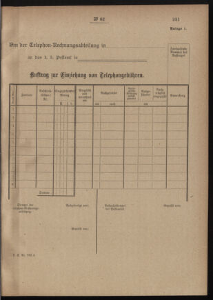 Post- und Telegraphen-Verordnungsblatt für das Verwaltungsgebiet des K.-K. Handelsministeriums 19110512 Seite: 7