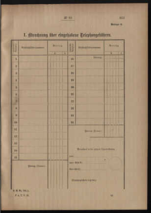 Post- und Telegraphen-Verordnungsblatt für das Verwaltungsgebiet des K.-K. Handelsministeriums 19110512 Seite: 9