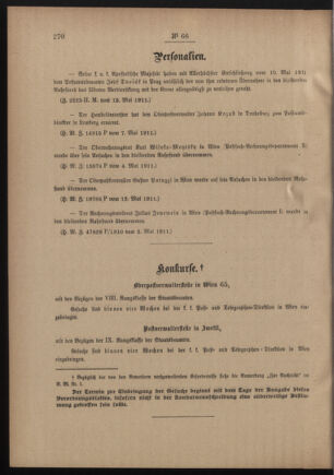 Post- und Telegraphen-Verordnungsblatt für das Verwaltungsgebiet des K.-K. Handelsministeriums 19110519 Seite: 2