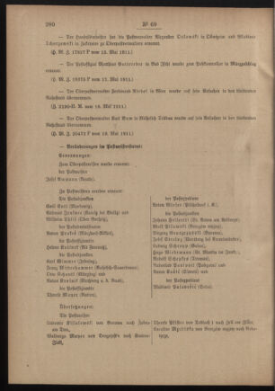 Post- und Telegraphen-Verordnungsblatt für das Verwaltungsgebiet des K.-K. Handelsministeriums 19110526 Seite: 2