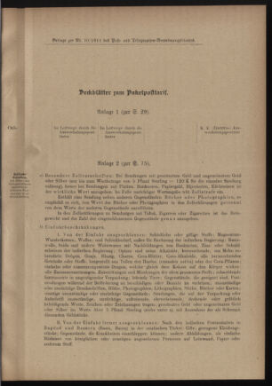 Post- und Telegraphen-Verordnungsblatt für das Verwaltungsgebiet des K.-K. Handelsministeriums 19110527 Seite: 3