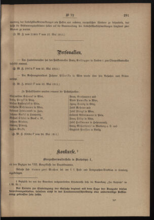 Post- und Telegraphen-Verordnungsblatt für das Verwaltungsgebiet des K.-K. Handelsministeriums 19110531 Seite: 3