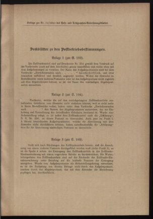 Post- und Telegraphen-Verordnungsblatt für das Verwaltungsgebiet des K.-K. Handelsministeriums 19110531 Seite: 5